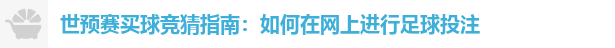 世预赛买球竞猜指南：如何在网上进行足球投注